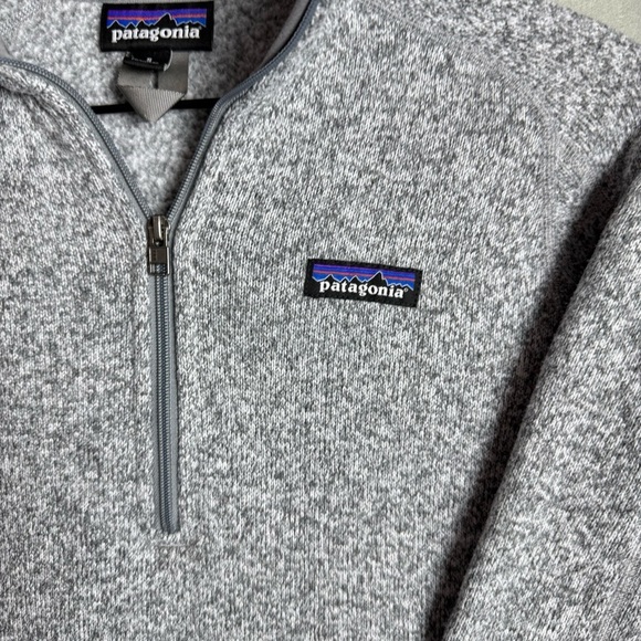 Patagonia Women Better Sweater Pullover Zip Outdoor Gray Sweatshirt Fall size S - Picture 9 of 9